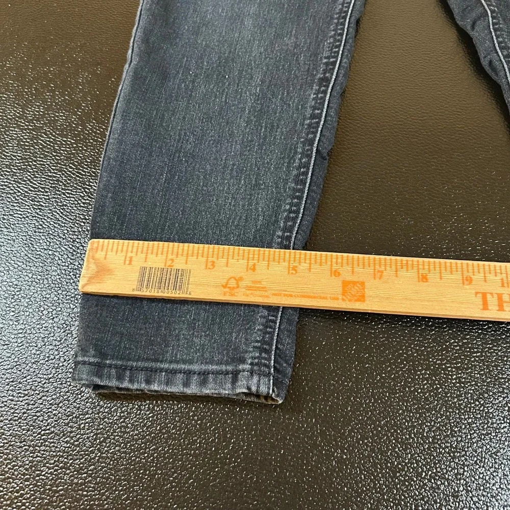 Democracy‎ Dark Wash Denim Jeans Womens 10 Crop Ankle Skinny Ab Solution 32x26